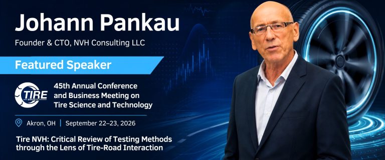 Johann Pankau Named Featured Speaker at the 45th Annual Tire Society Conference